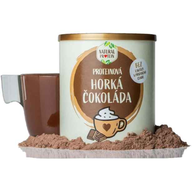 NATURAL PROTEIN PROTEINOVÁ HORKÁ ČOKOLÁDA (300 G) Proteinový nápoj , G