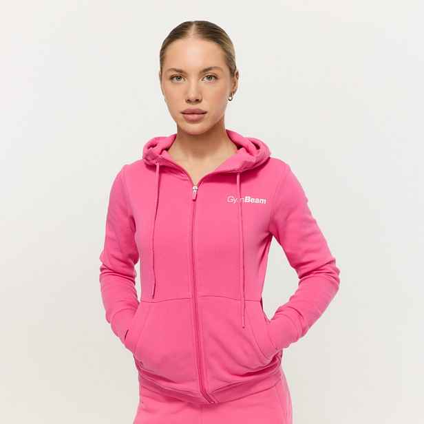 GymBeam Dámská mikina se zipem Limitless Dragonfruit