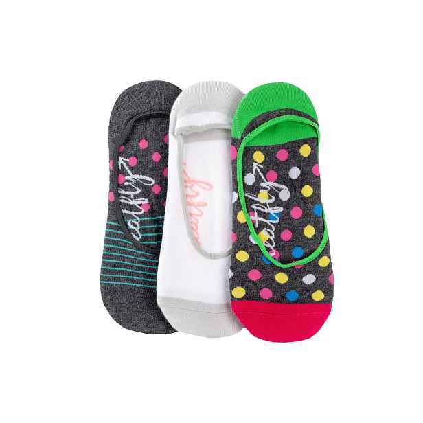 Meatfly ponožky Low socks - Triple pack / Fuchsia | Mnohobarevná | Velikost One Size