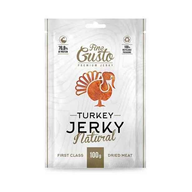 FINE GUSTO KRŮTÍ JERKY 100 G Sušené maso