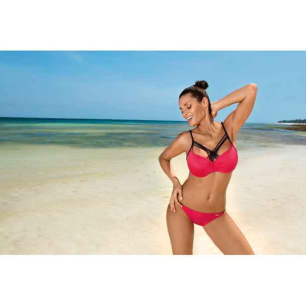 Plavky Electra Fresia -542 (8) Raspberry