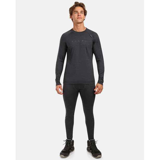 Pánské termo triko z merino wool s dlouhým rukávem kilpi mavora top-m 3xl