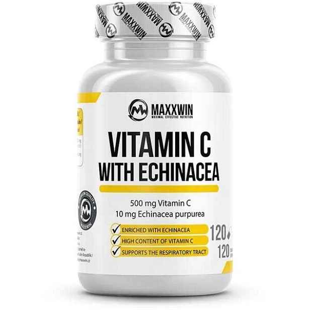 MAXXWIN VITAMIN C WITH ECHINACEA 120 KAPSLÍ Vitamínový doplněk