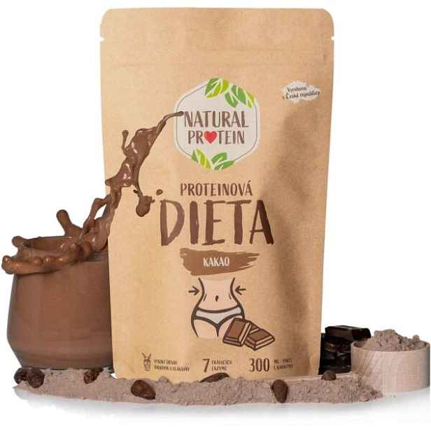 NATURAL PROTEIN PROTEINOVÁ DIETA KAKAO 350 G Dietní protein , G