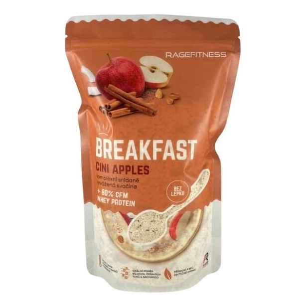 RAGEFITNESS BREAKFAST 600 G CINI APPLES Instantní kaše , G