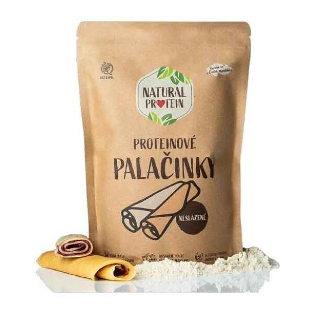 NATURAL PROTEIN PROTEINOVÉ PALAČINKY - NESLAZENÉ (660G) Fitness palačinky , G