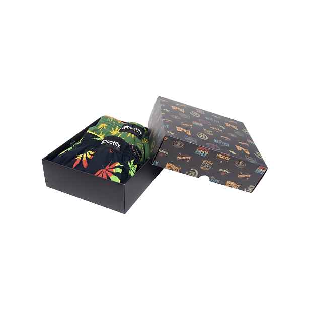 Meatfly pánské trenýrky Agostino Leafs Gift Pack
