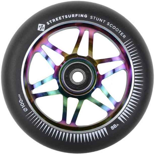 Street Surfing WHEEL 100 x 24 MM Kolečko, reflexní neon