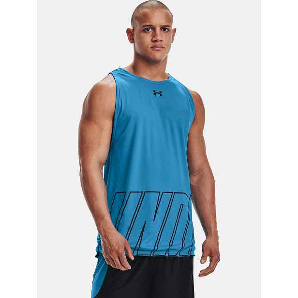 Under Armour Tílko UA BASELINE REVERSIBLE TANK-BLU - Pánské