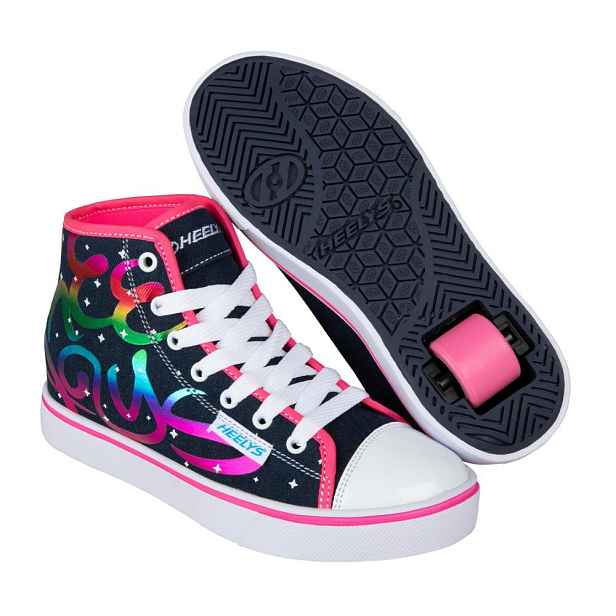 Heelys - Veloz - Denim/Rainbow Print - koloboty Velikost boty:
