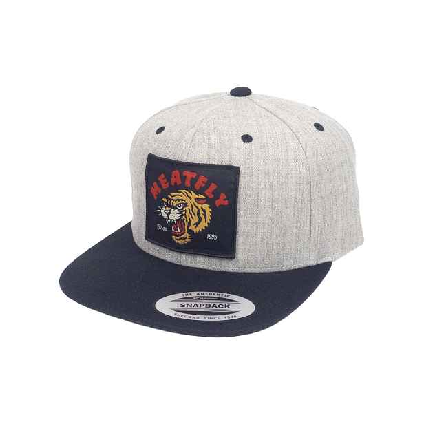 Meatfly kšiltovka Flanker Snapback Heather | Velikost One Size