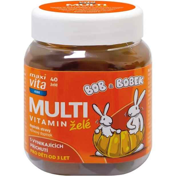 MAXI VITA KIDS MULTIVITAMIN ŽELÉ KS Doplněk stravy
