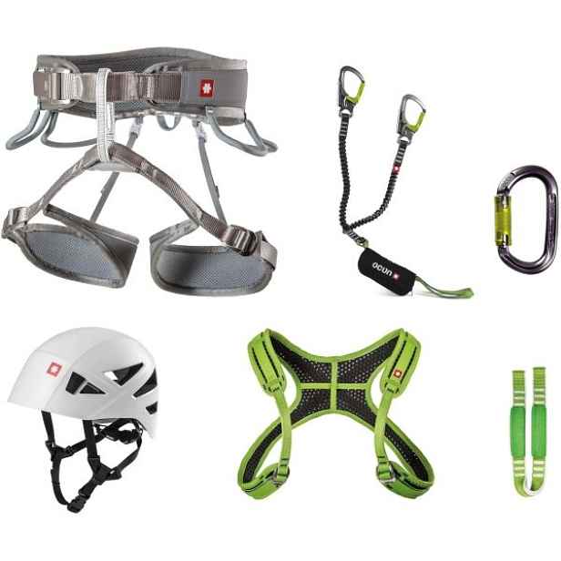 OCÚN VIA FERRATA TWIST + CHEST SHARD SET Ferratový set