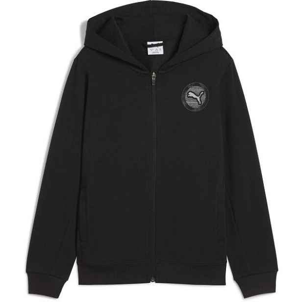 Puma ACTIVE SPORTS GRAPHIC FULL-ZIP HOODIE TR B Chlapecká mikina