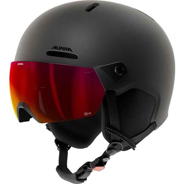 Alpina Sports ZUPO 2 VISOR Q-LITE Dětská lyžařská helma s vizorem , velikost (55 - 59)