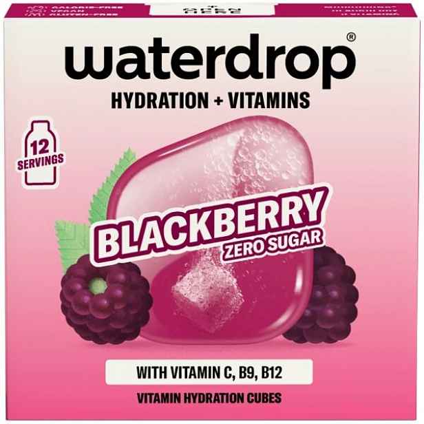 WATERDROP BLACKBERRY 12 KS Šumivá kostka pro přípravu osvěžujícího nápoje