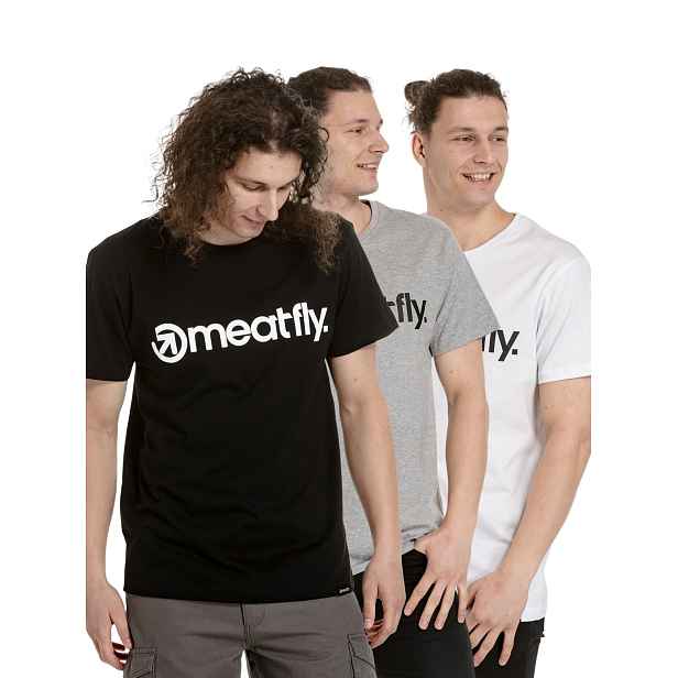 Meatfly balení pánských triček MF Logo Multipack / Heather