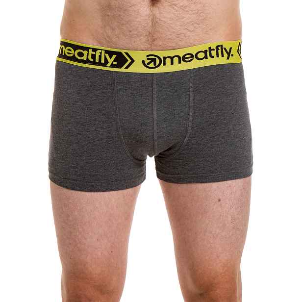 Meatfly pánské boxerky Balboa Boxershorts Double Pack Heather