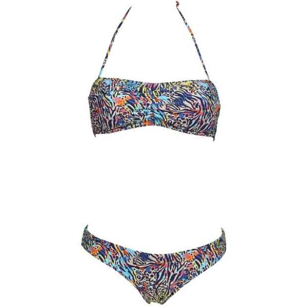Arena BANDEAU ALLOVER Dámské plavky, mix