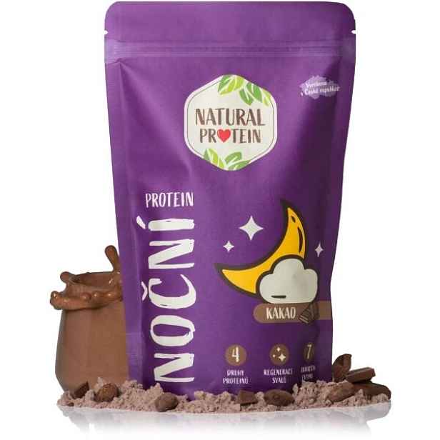 NATURAL PROTEIN NOČNÍ PROTEIN KAKAO 350 G Proteinový doplněk , G