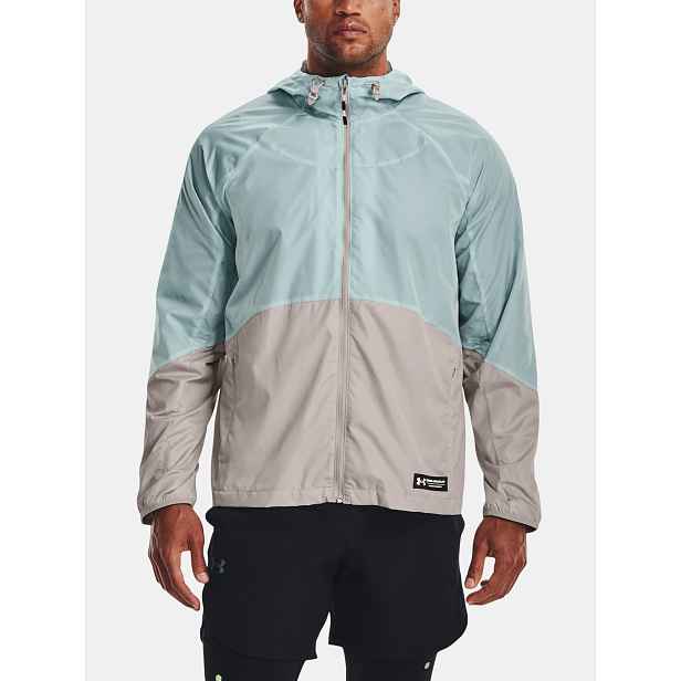 Under Armour Bunda UA Rush Woven FZ-GRY - Pánské