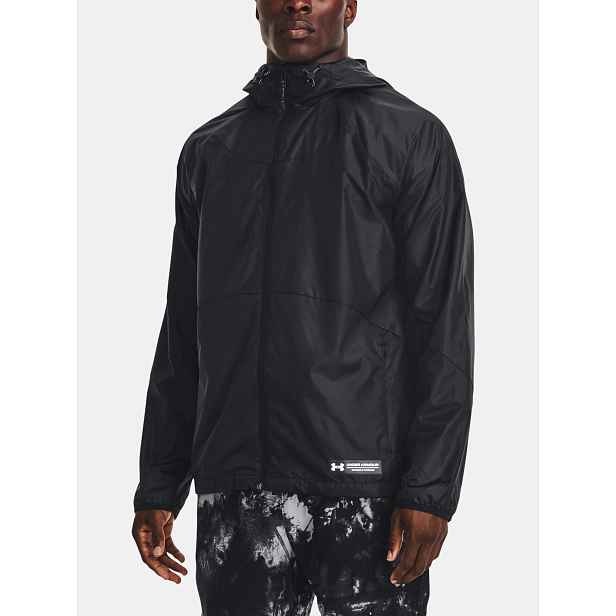 Under Armour Bunda UA Rush Woven FZ-BLK - Pánské