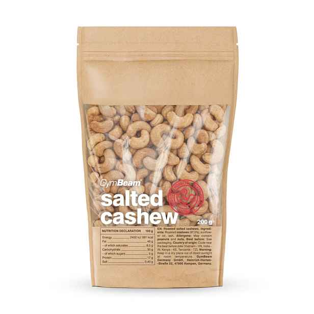 GymBeam Roasted Salted Cashews
