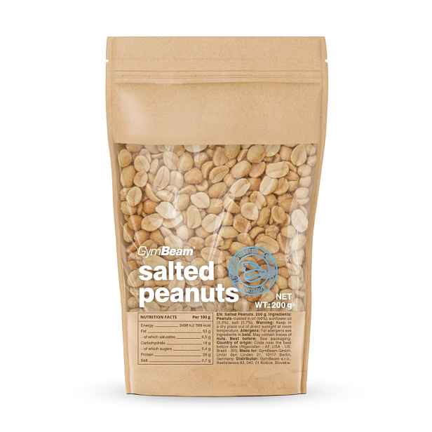 GymBeam Roasted Salted Peanuts