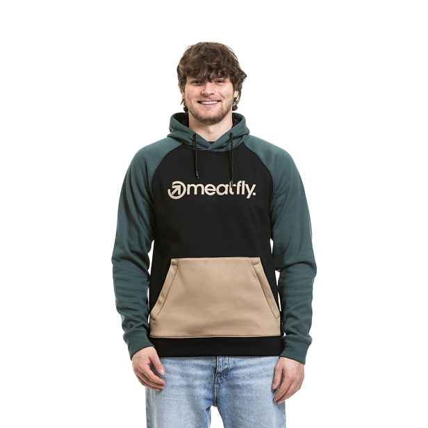 Pánská technická mikina meatfly gravel / xxl