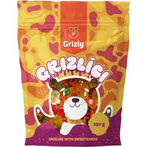 GRIZLY GRIZLIES WITH SWEETENERS Grizlíci se stévií
