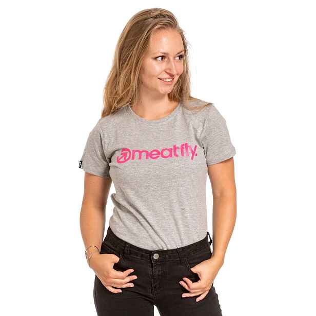 Meatfly dámské tričko Ladies MF Logo Heather