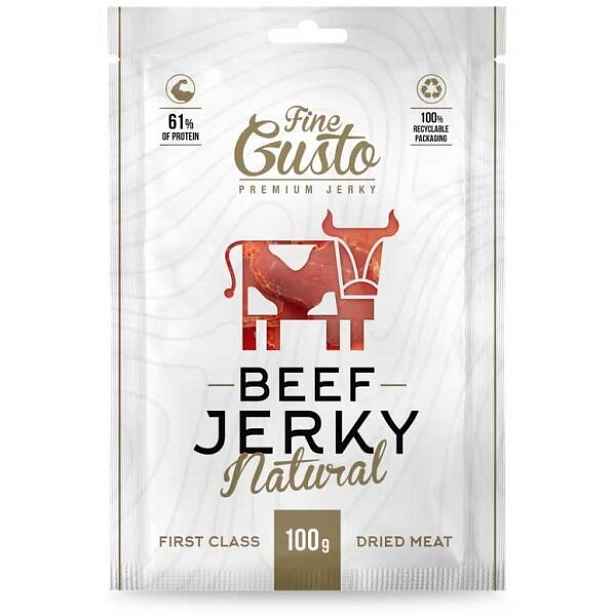 FINE GUSTO HOVĚZÍ JERKY 100 G Sušené maso