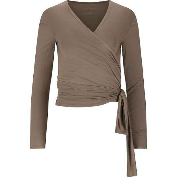 ATHLECIA WALYN W WRAP BLOUSE Dámská sportovní halenka