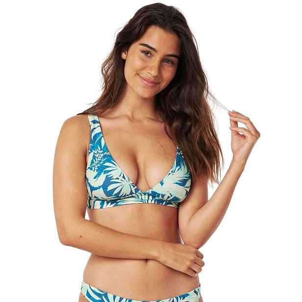 Rip curl dámský horní díl plavek Sun Rays Floral Dark Teal