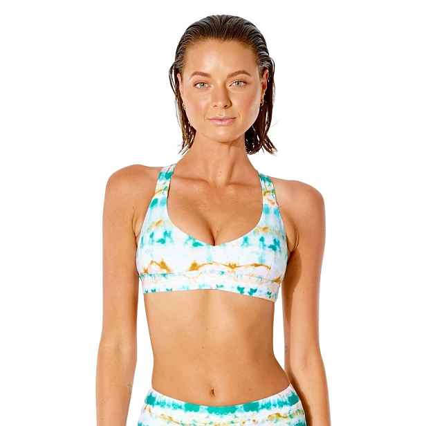 Rip curl dámský horní díl plavek Summer Breeze Mirage Light Aqua