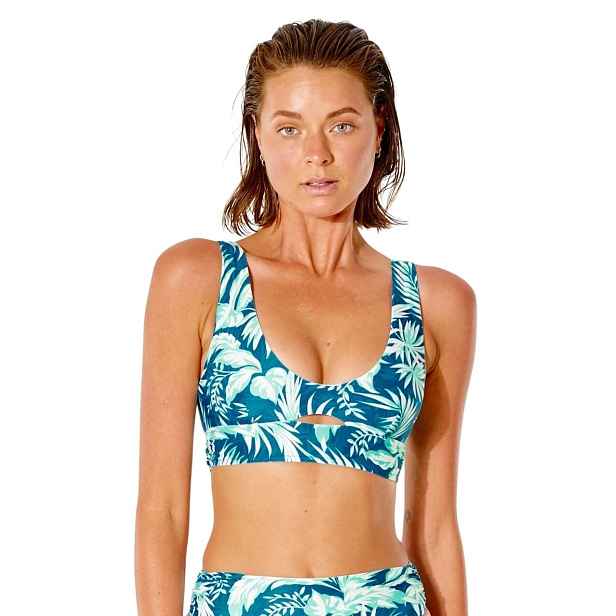 Rip curl dámský horní díl plavek Sun Rays Mirage Dark Teal