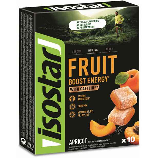 Isostar 10 x 10 G HIGH ENERGY FRUIT BOOST MERUŇKA Energy želé , G