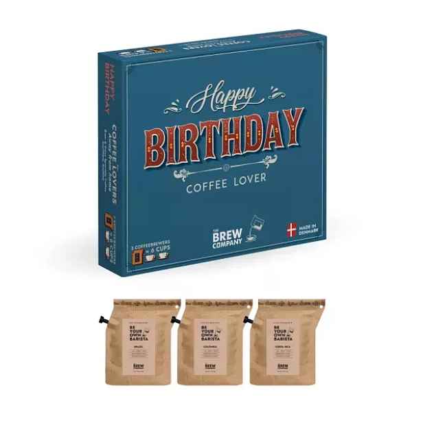 THE BREW COMPANY DÁRKOVÉ BALENÍ KÁVY - NAROZENINY 3 KS Dárková sada kávy