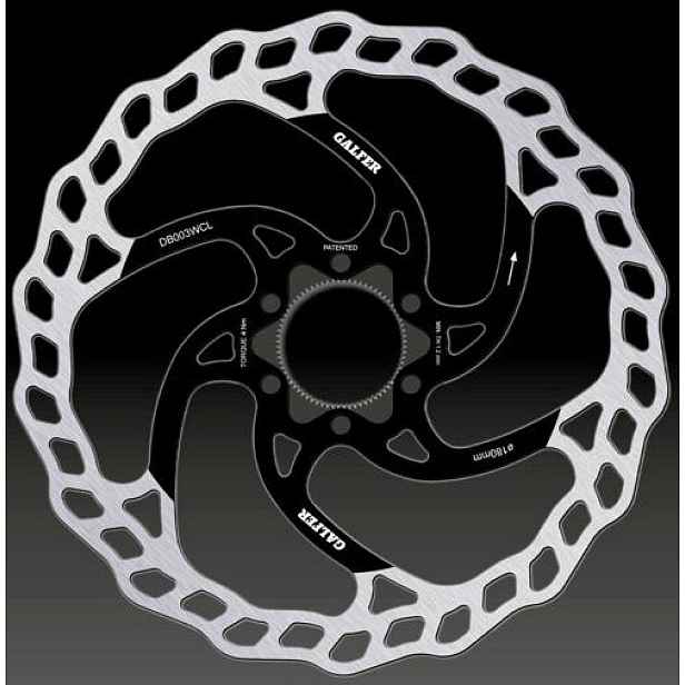 Brzdový kotouč Galfer Fixed Wave / Center-Lock Velikost: 180 mm