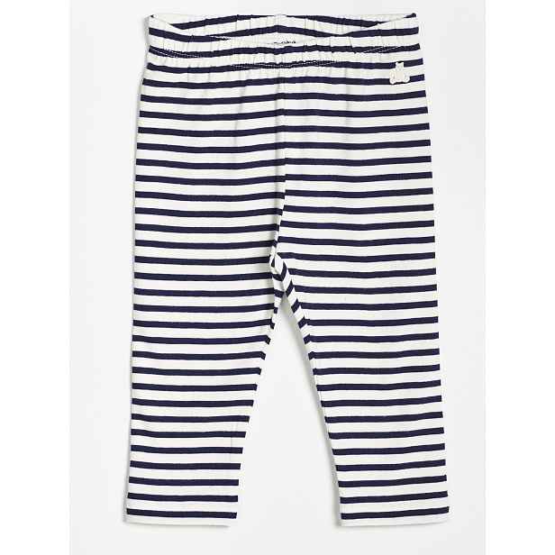 GAP Dětské pruhované legíny organic - Holky