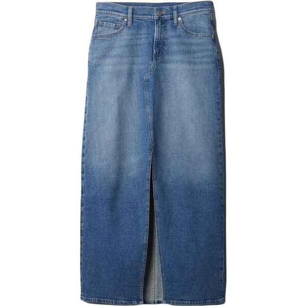 GAP V-DENIM MAXI Dámská sukně