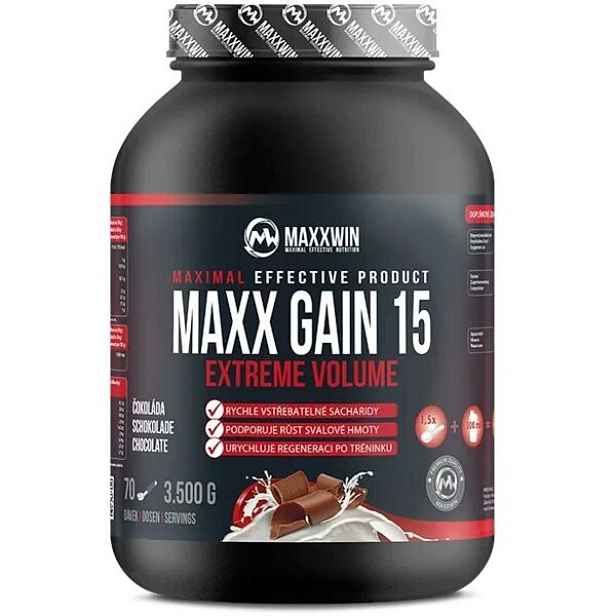 MAXXWIN MAXX GAIN 15 ČOKOLÁDA 3.5 KG Gainer , KG