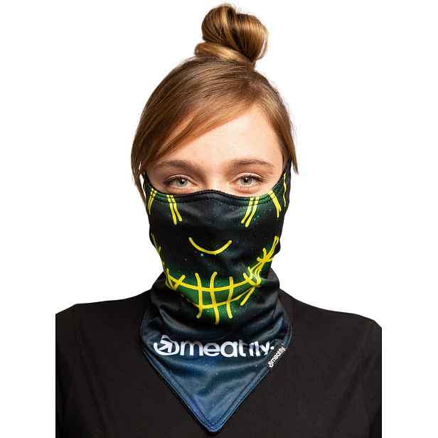 Meatfly maska Frosty Neon Face | Mnohobarevná | Velikost One Size
