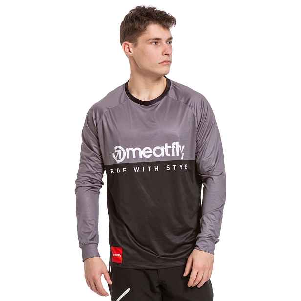 Meatfly pánský bike dres Cliff Dark