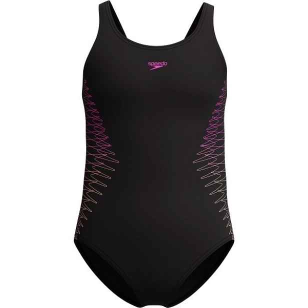 Speedo PLCMT MUSCLEBACK Jednodílné dívčí plavky -16Y