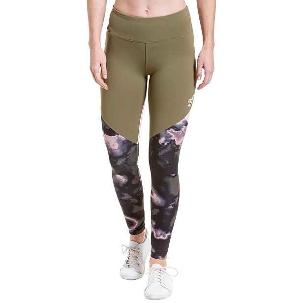 Meatfly dámské legíny Arabel Olive / Storm Camo
