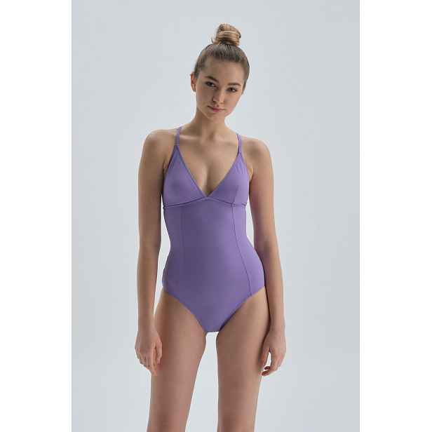 Dagi Lilac Covered Triangle Swimsuit