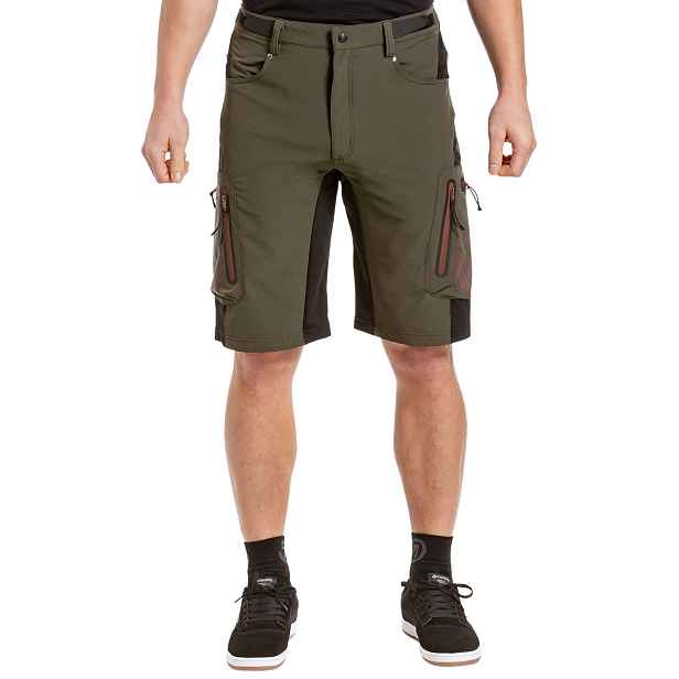 Meatfly pánské bike šortky Duke Olive