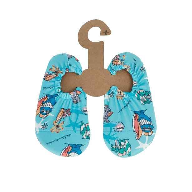 Dětské Barefoot boty do vody RAYVE SPLASHSAFE beach sharks - 18/20