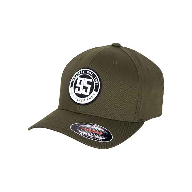 Meatfly kšiltovka Raptor Flexfit 95 Olive
